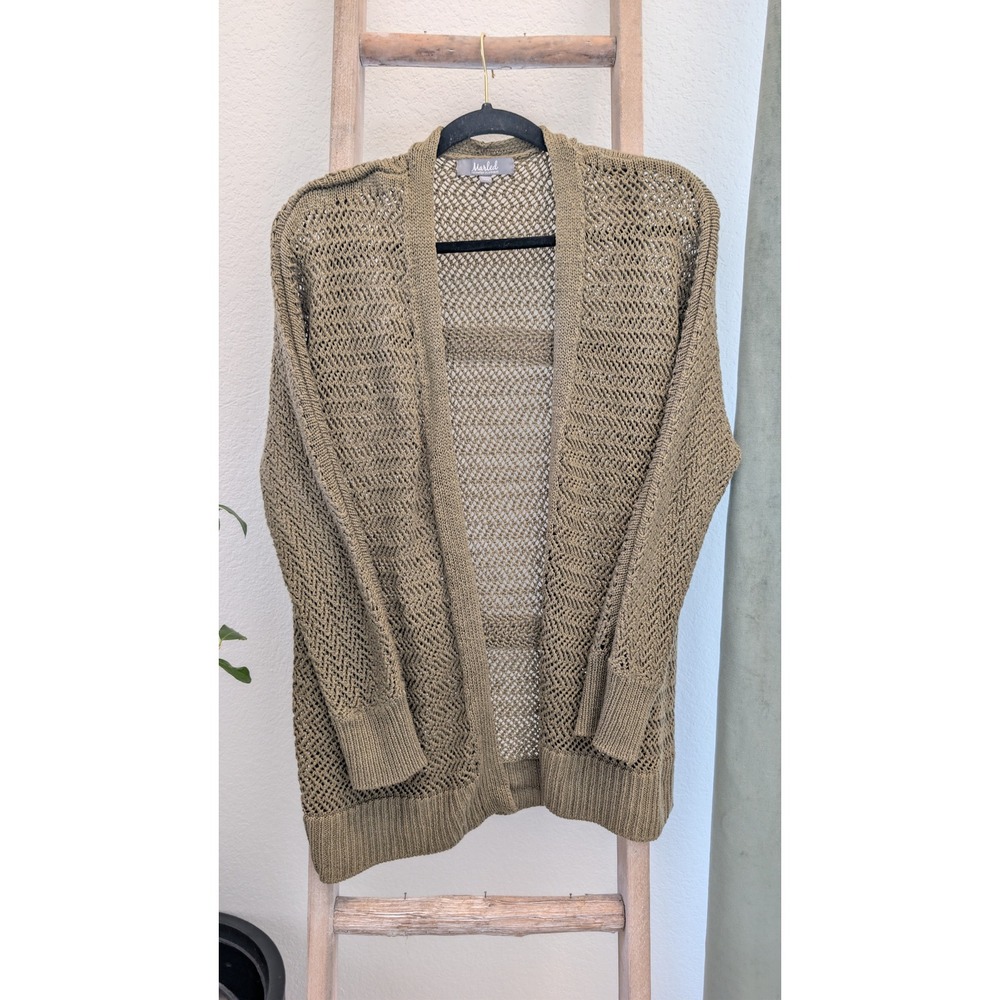 Marled Green Cardigan, size XL